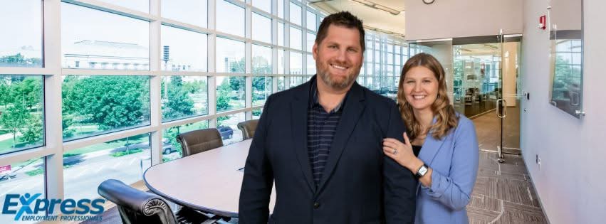 Aaron Bialke with his wife and business partner